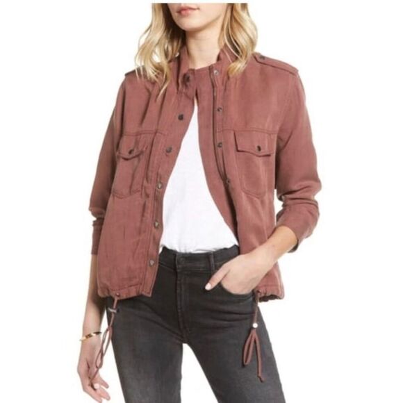 Rails Collins rust khaki lightweight military M drawstring jacket - Picture 1 of 4